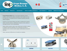 Tablet Screenshot of grupobrampemedica.com